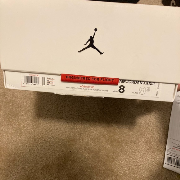 Jordan XXXIII (Never Worn)- $185 - Picture 8 of 8